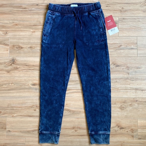 🆕Levi's® Girl's Soft Knit Denim Jogger Pants Sz Large - Picture 6 of 12